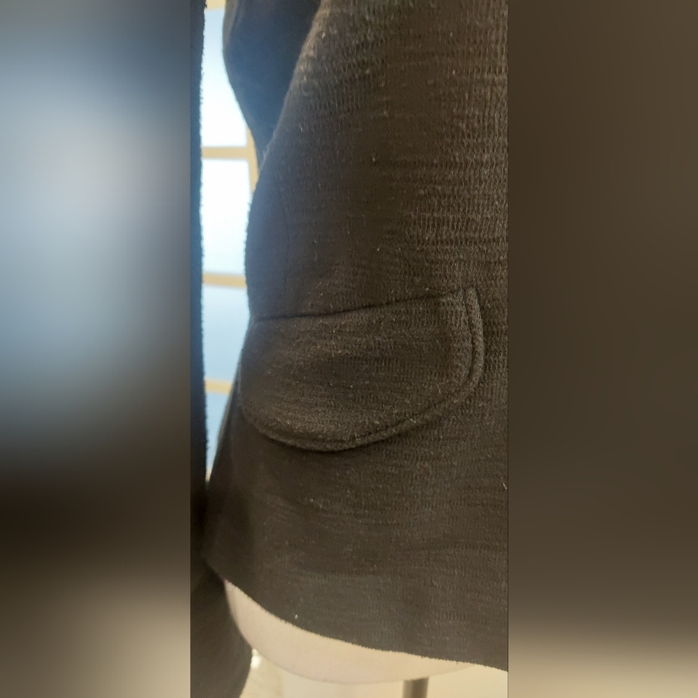 DKNY Black Blazer with Gold Accents - Picture 2 of 11